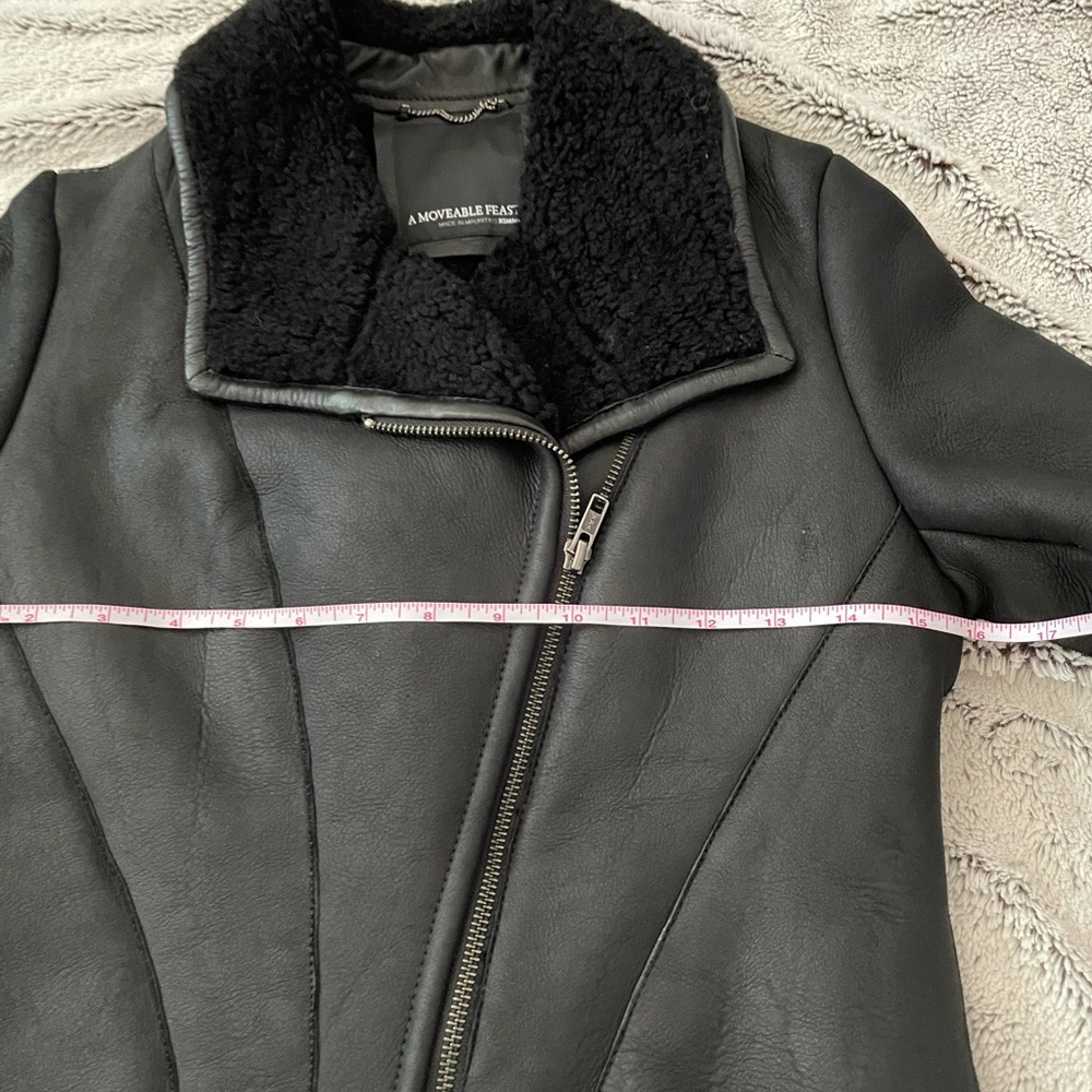Gorgeous sheep leather shearling jacket - Picture 16 of 16